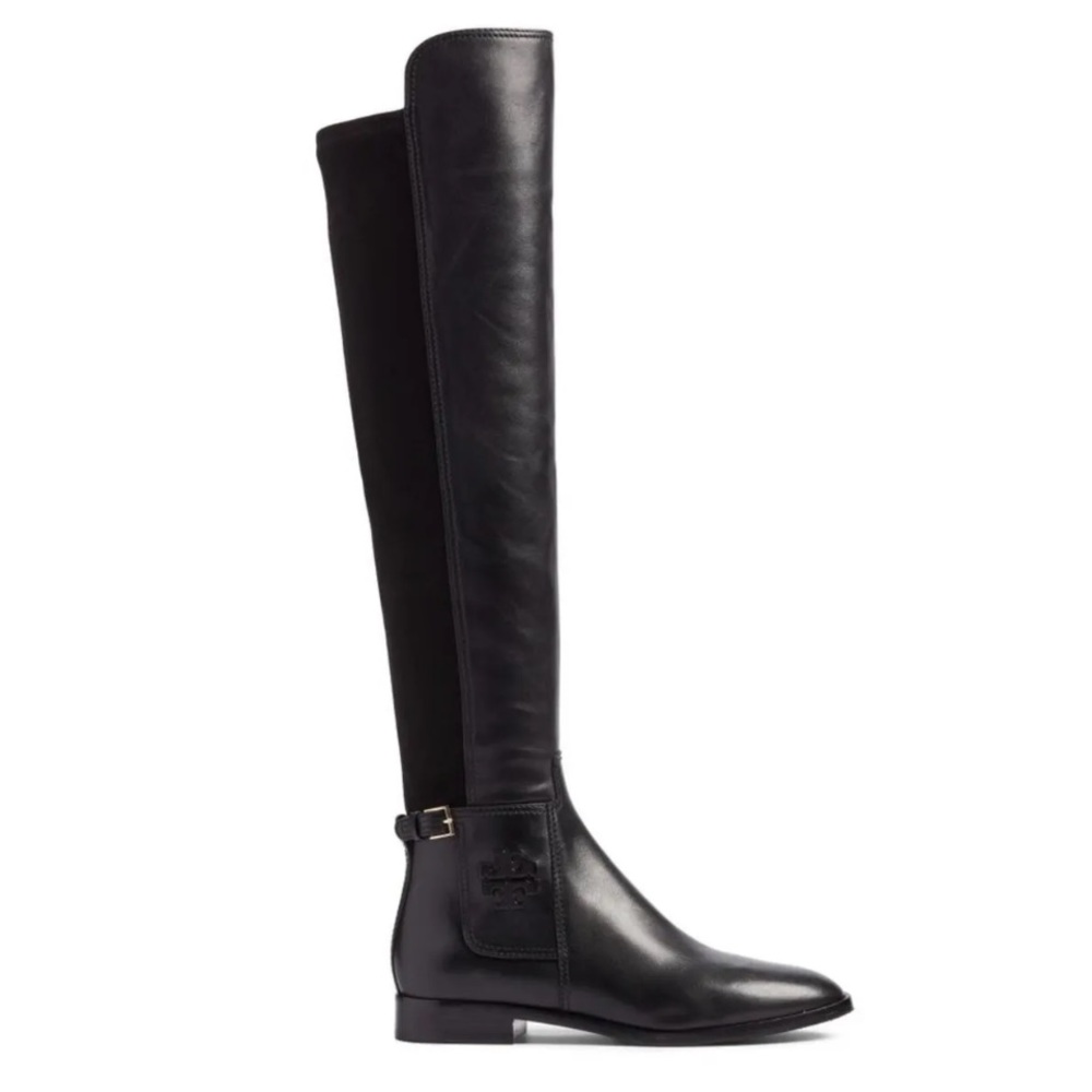 Tory Burch Black Leather Boots